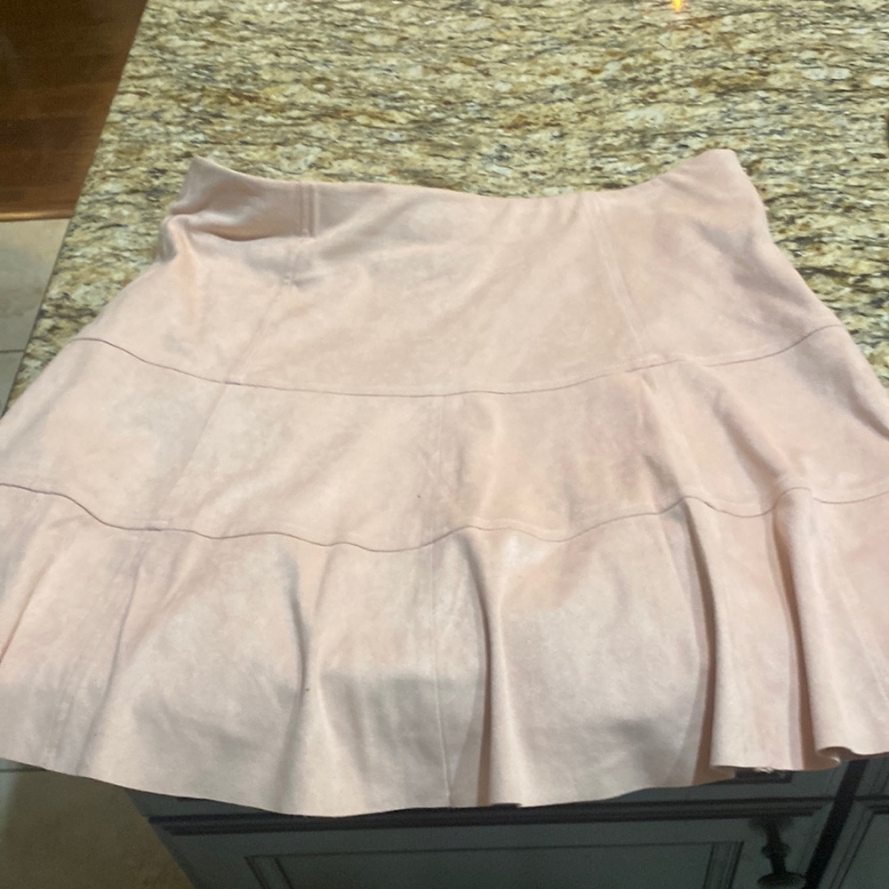 Pretty in pink A-line skirt